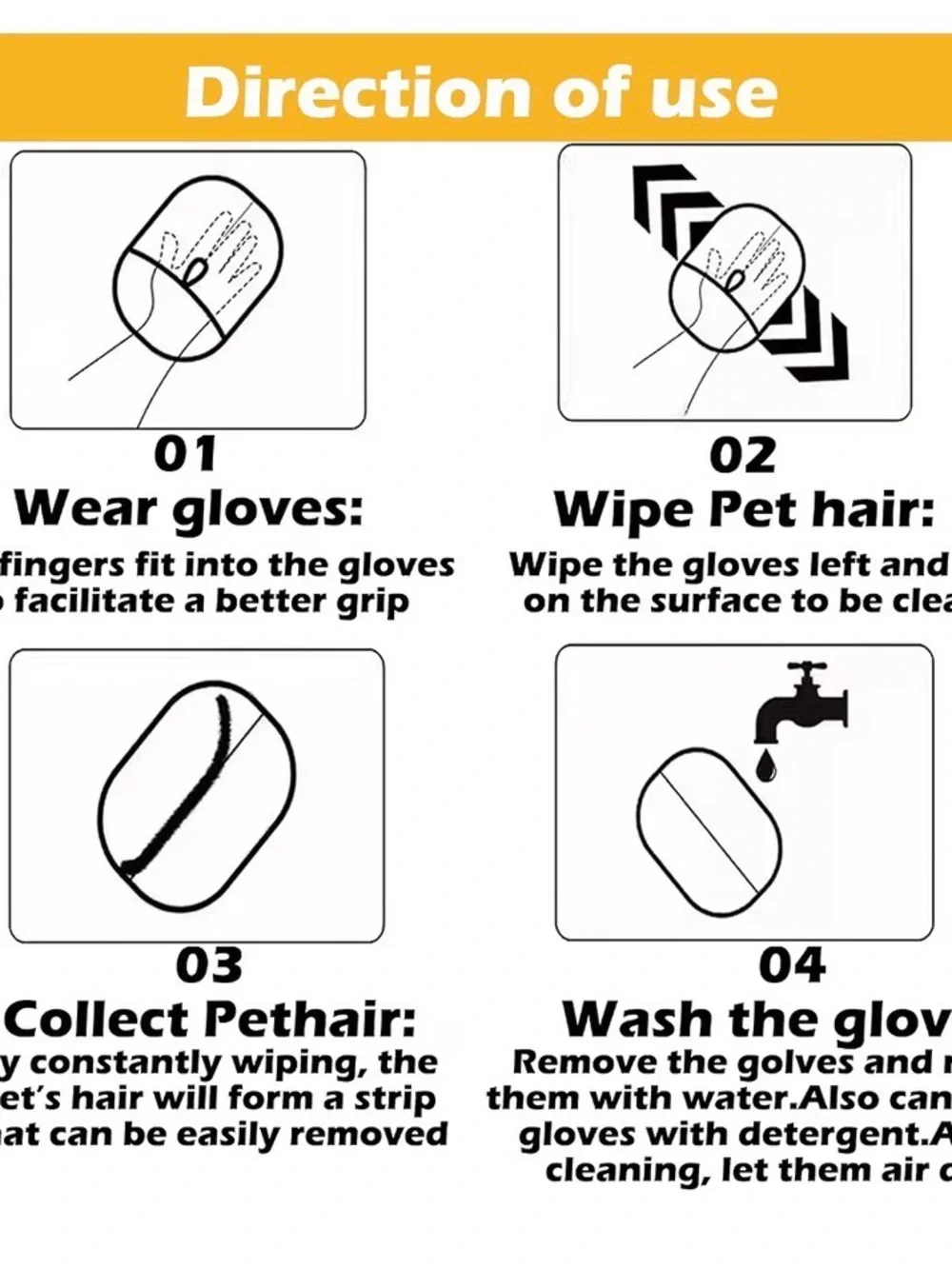 Electrostatic Grooming & Hair Removal Tool for Pets